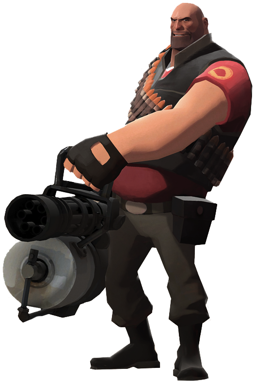 Peer Fortress The Scientific - Team Fortress 2 Heavy (538x800), Png Download