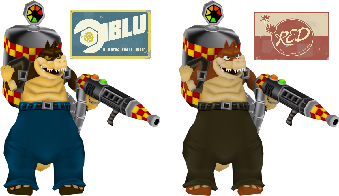 Dingodile Skin For Pyro Team Fortress Requests Png - Dingodile Tf2 (1175x679), Png Download