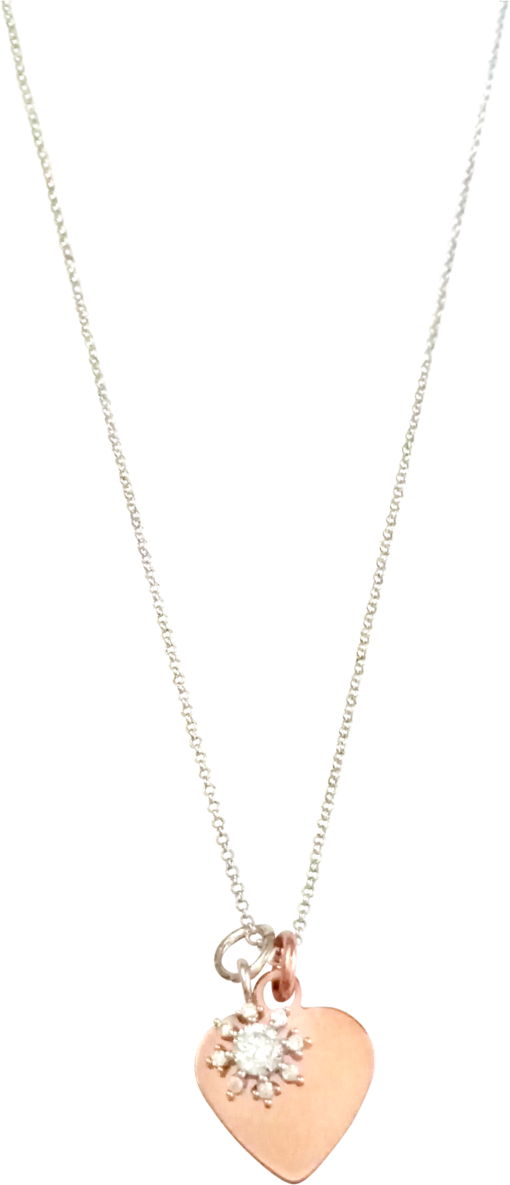 Curatelier Personalised Crystal Silver Snowflake Pendant - Locket (2048x2048), Png Download