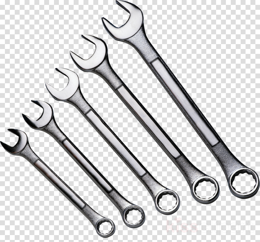 Download Tools For Fixing Cars Clipart Car Automobile - Spanners Png (900x840), Png Download