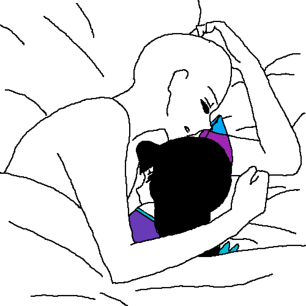 Snuggles Collab - Cat Yawns (1000x1000), Png Download