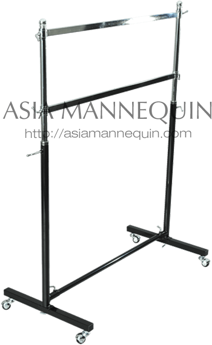 2 Tier Garment Rack Cr05hd 4ft Clothes Garment Racks - Closet Organizers & Garment Racks (1200x1200), Png Download