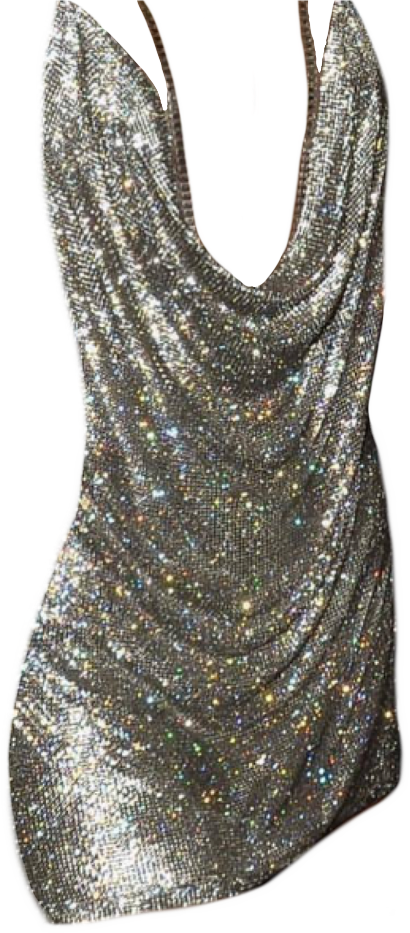 Silver Polyvore Moodboard Filler Dress Dress Png, Job - Dress (1410x2048), Png Download