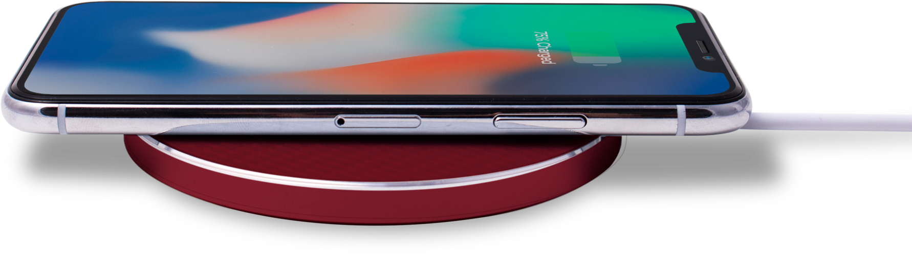 Wireless Fast Charger 10w Qi Certified - Qi (2048x2015), Png Download