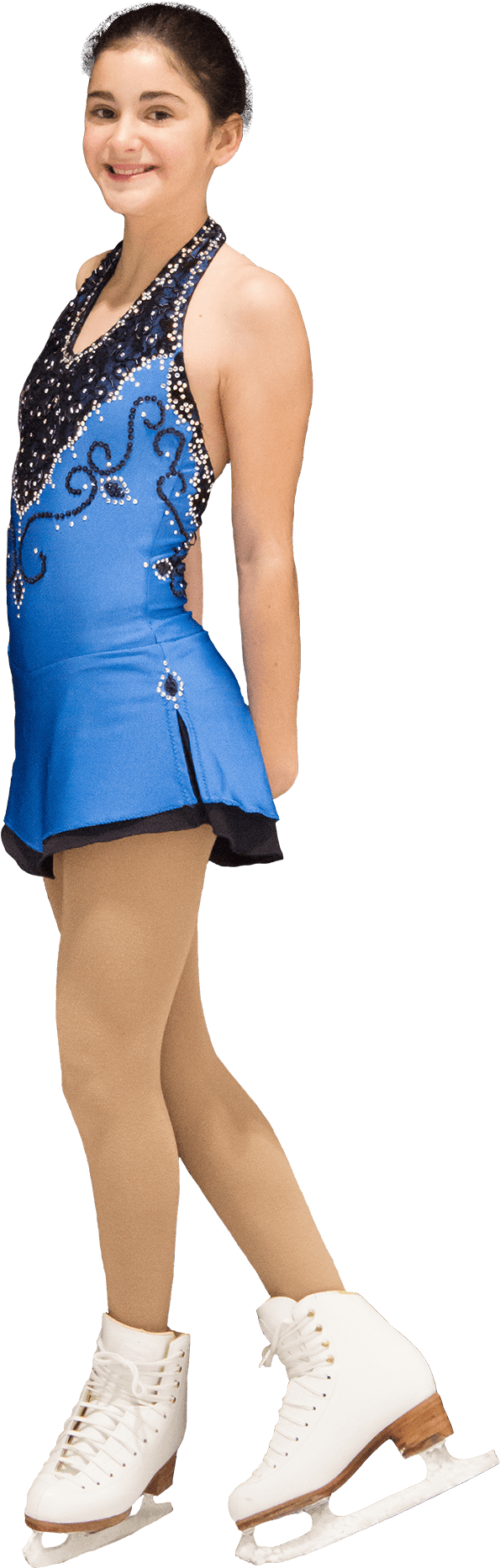 Club De Patinage Artistique - Cocktail Dress (889x1870), Png Download