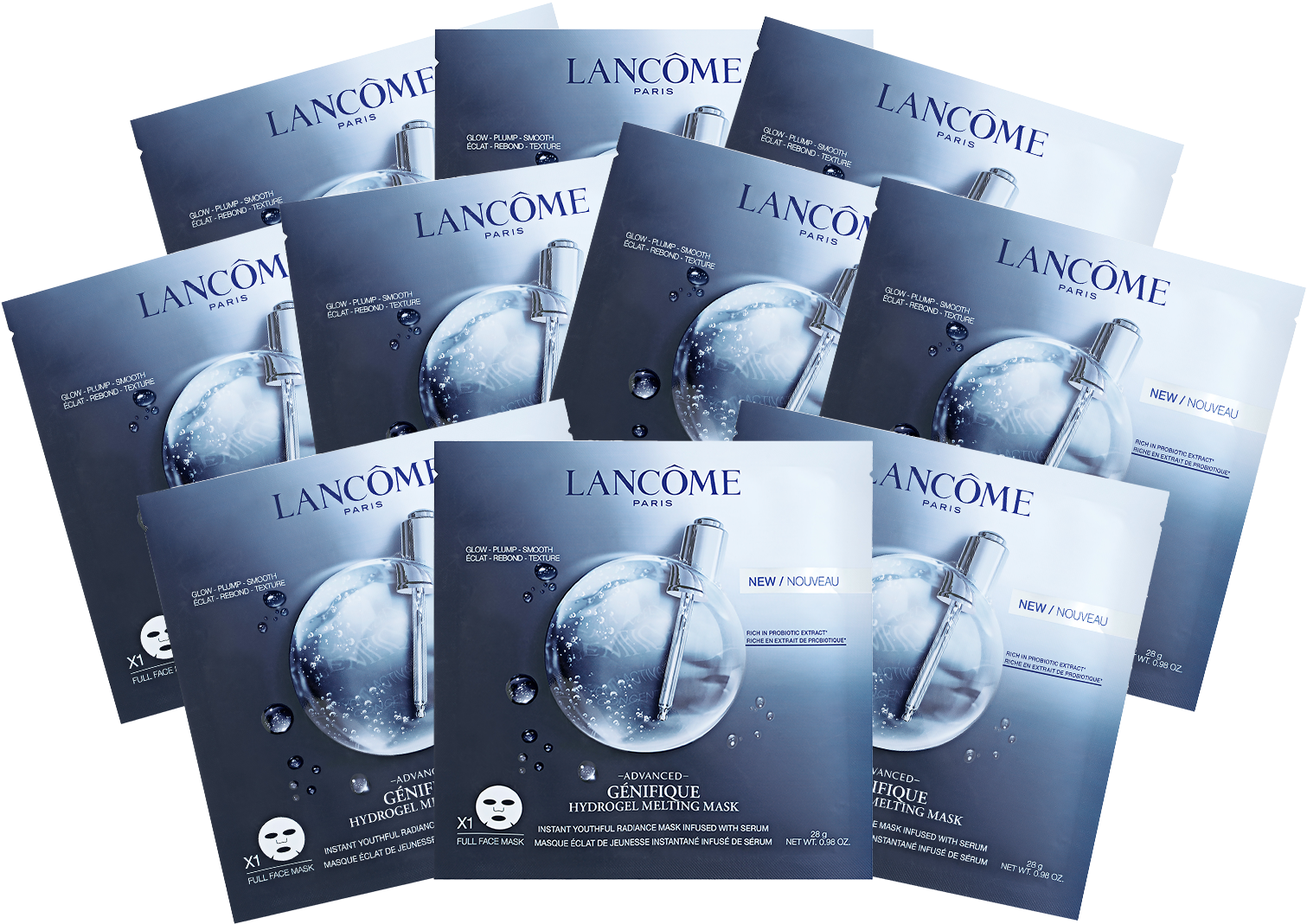 Lancôme Advanced Genifique Hydrogel Melting Mask X10 - Anniversary (1600x1600), Png Download