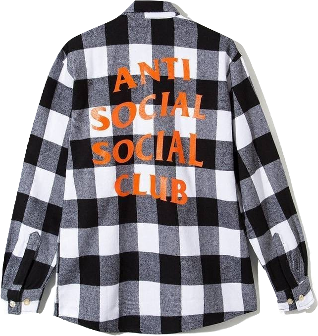 Anti Social Social Club Park Flannel - Flannel Anti Social Club (744x744), Png Download