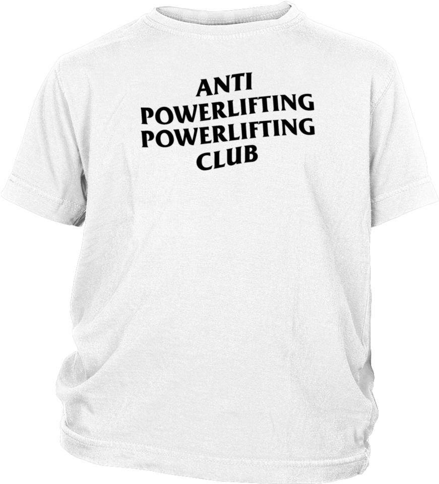 Anti Social Social Club Powerlifting Club Whitet-shirt - Anti Social Club Meme (960x960), Png Download