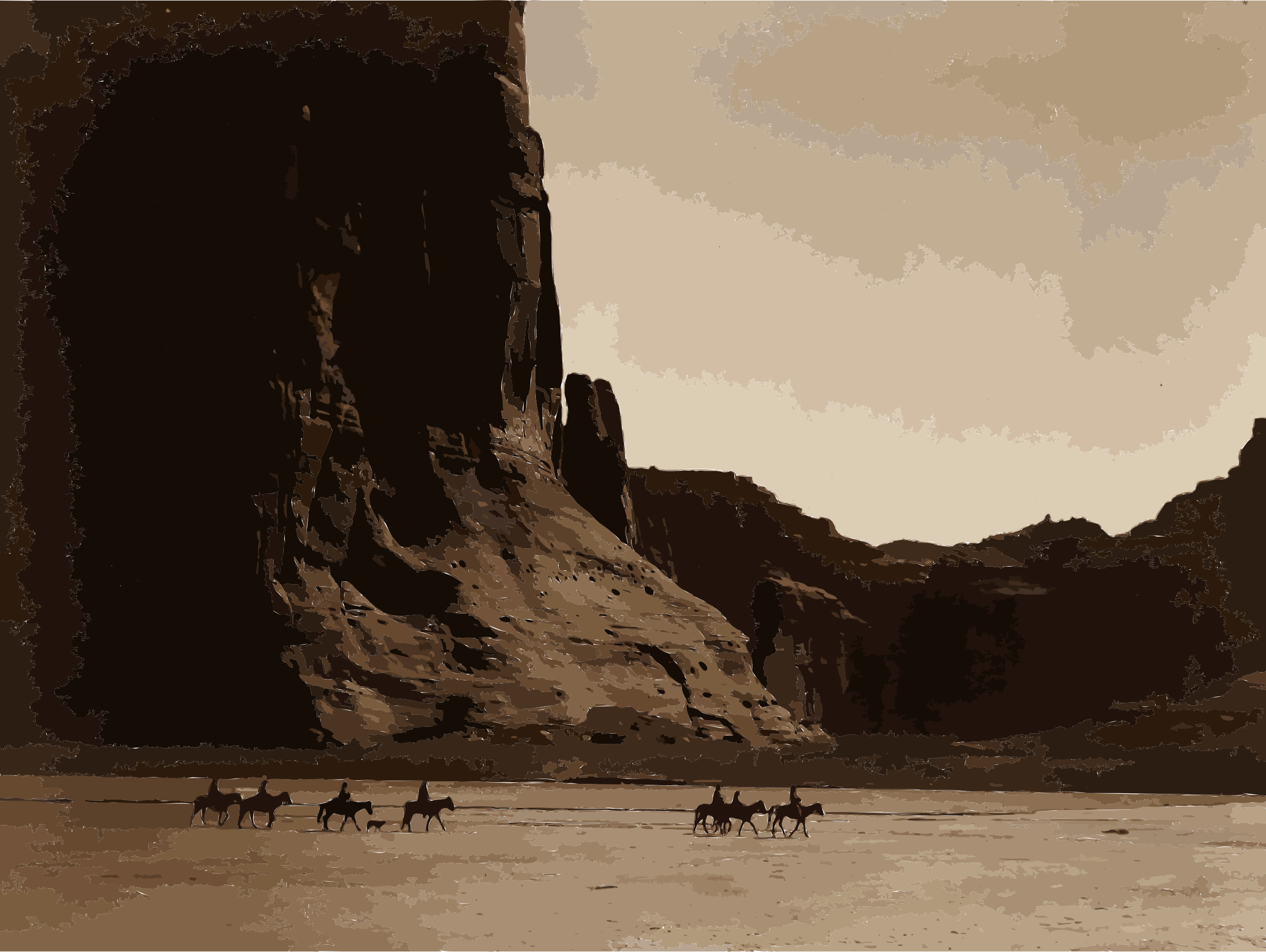 This Free Icons Png Design Of Canyon De Chelly, (2400x1806), Png Download