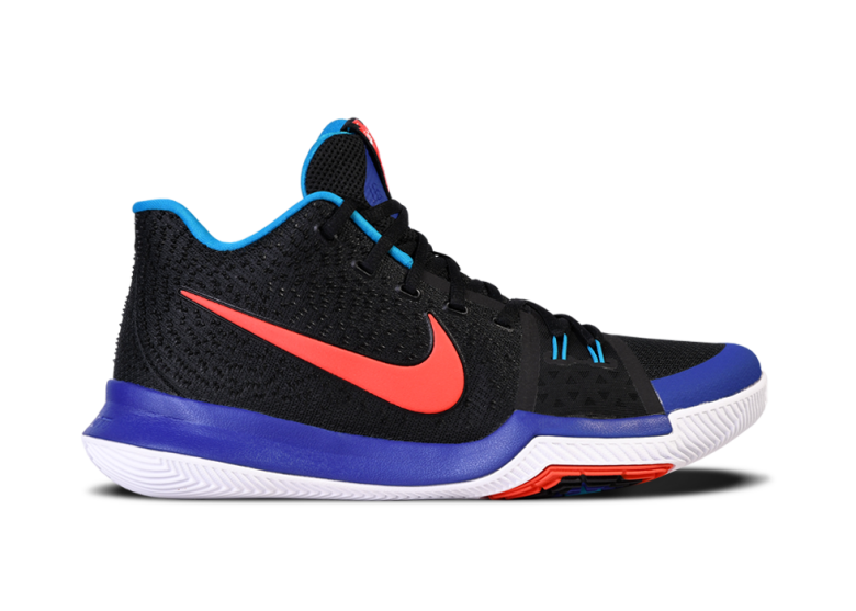 Kyrie 3 Black Suede (780x557), Png Download