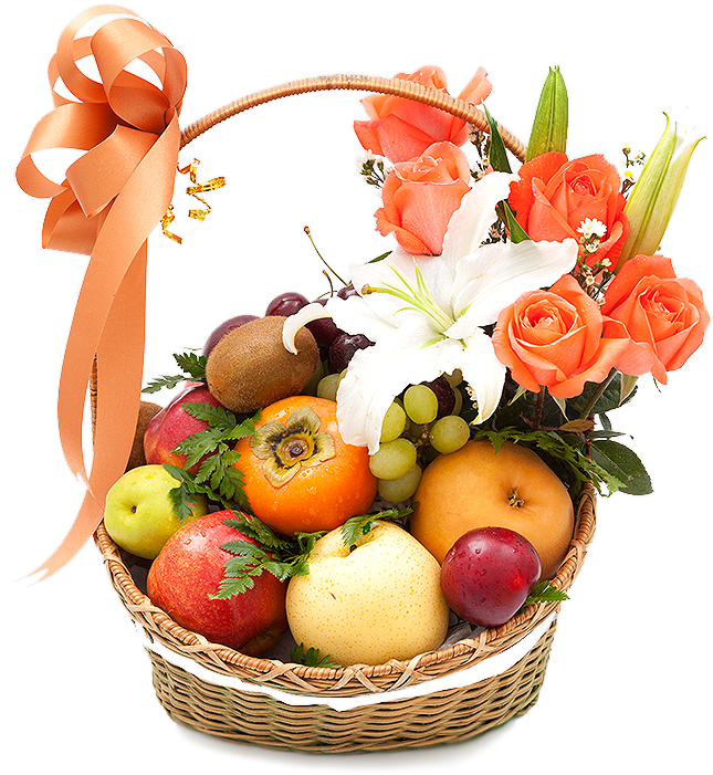 Why Choose Us - Fruits And Flowers Basket (670x700), Png Download