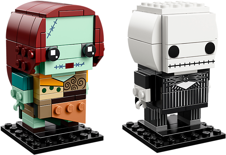 Jack Skellington & Sally - Lego Brickheadz Jack Skellington (800x600), Png Download