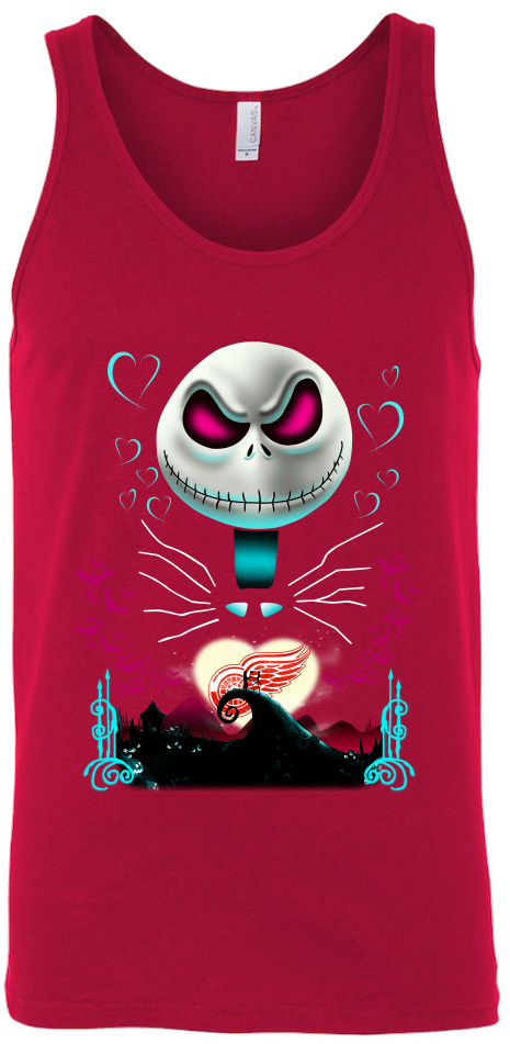 Jack Skellington Sally Detroit Red Wings The Nightmare - Jack Skellington Raiders Jersey (1024x1024), Png Download