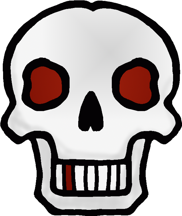 Skull Clipart Cool Cartoon - Skeleton Png Cartoon Face (660x778), Png Download