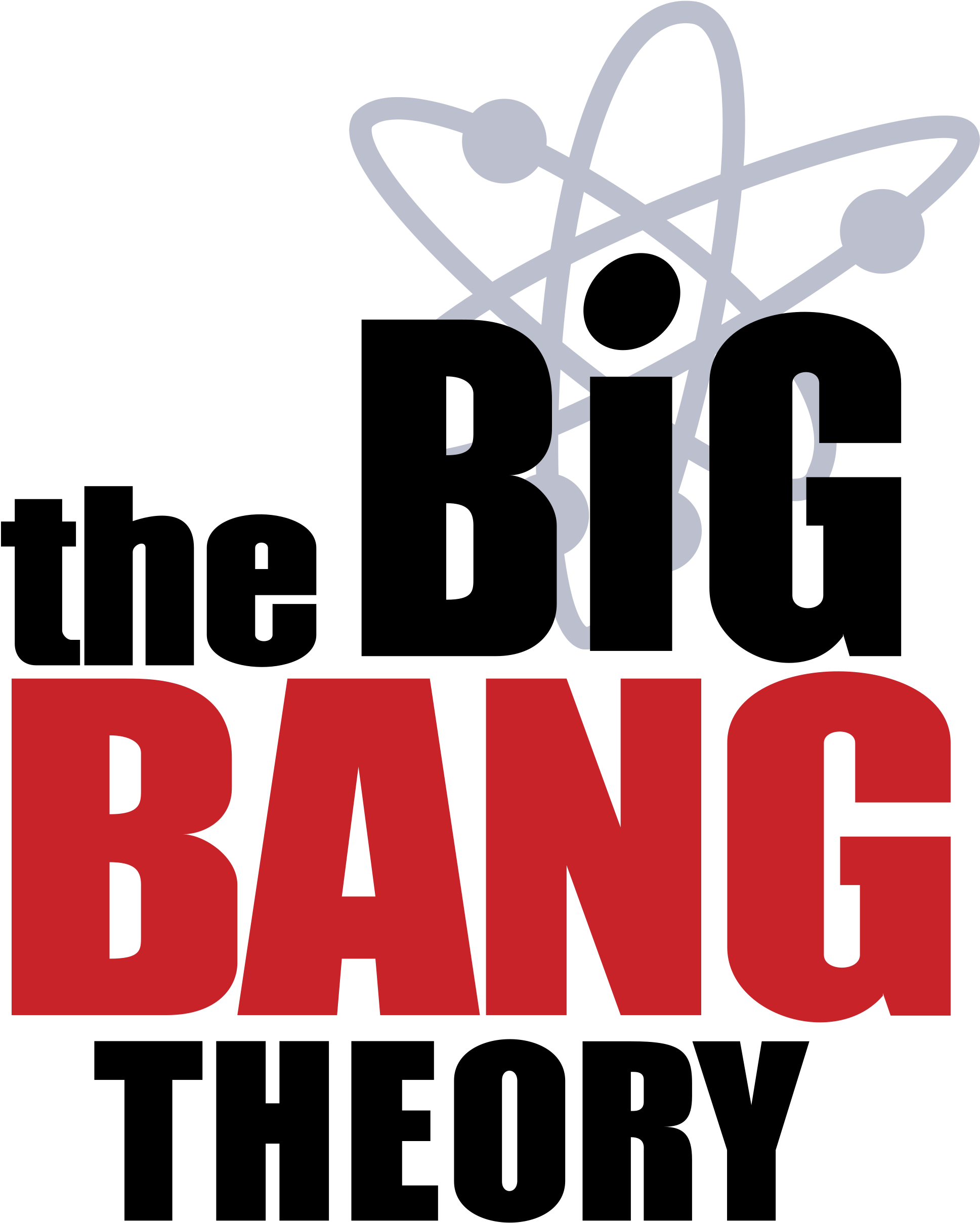 Big Ban Theory Logo Ideas - Big Bang Theory Tv Show Logo (2000x2472), Png Download