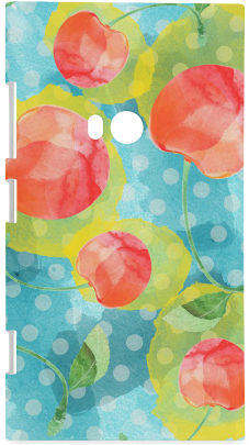 Cherries Hard Case For Nokia Lumia - Child Art (500x500), Png Download