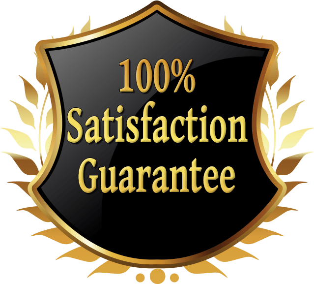 100% Satisfaction Guarantee - Label (638x592), Png Download