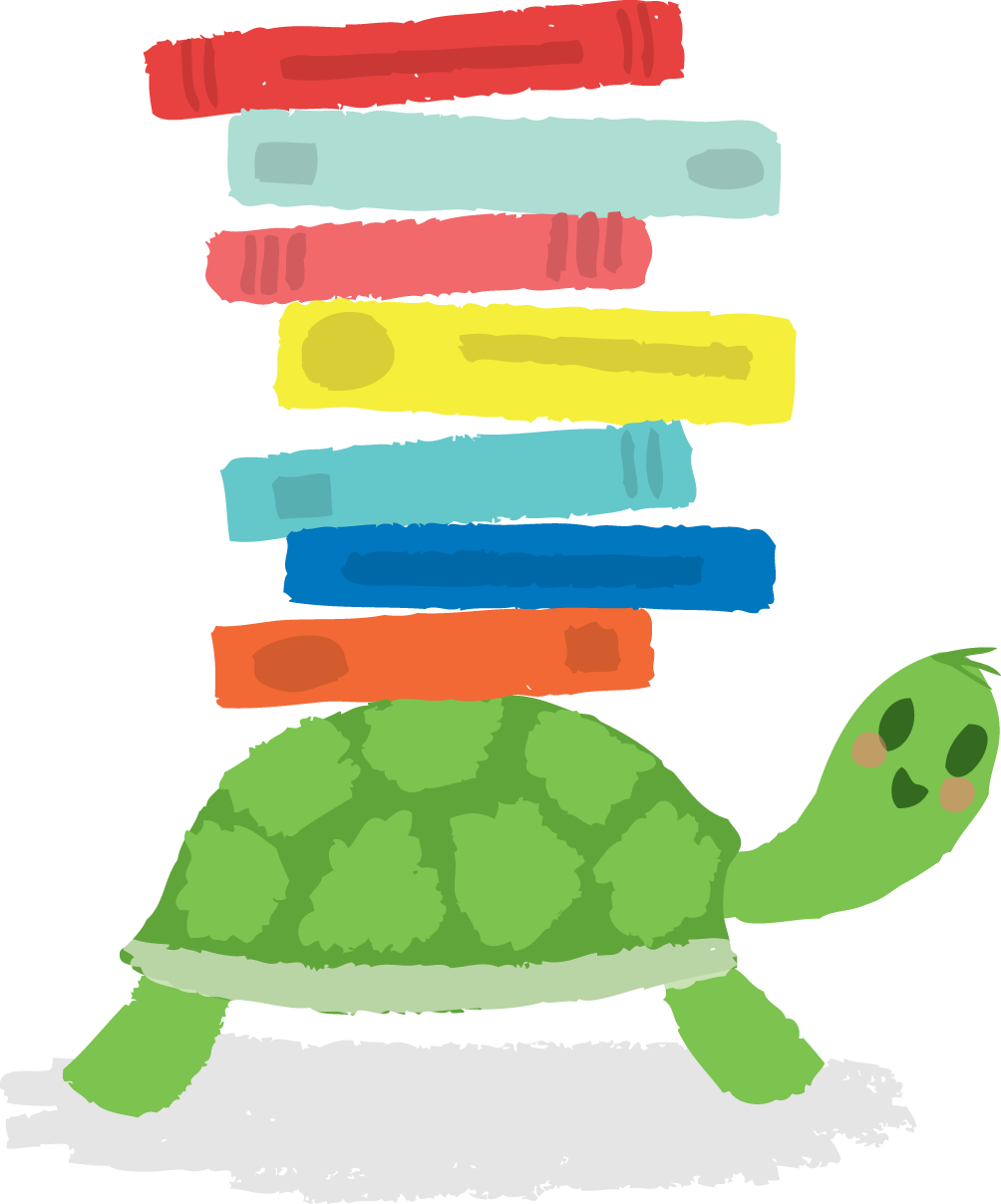 Tortoise - Sea Turtle Reading A Book (1004x1208), Png Download