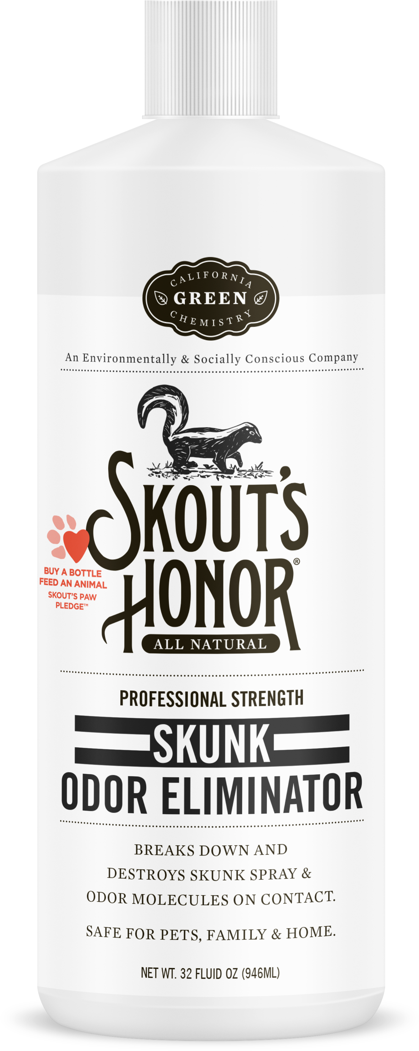 Skouts Honor Stain & Odor Remover (32 Fl Oz) (2187x3814), Png Download