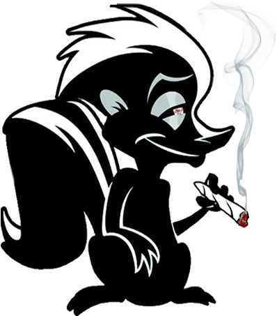 Share This Image - Stoned Skunk (432x513), Png Download
