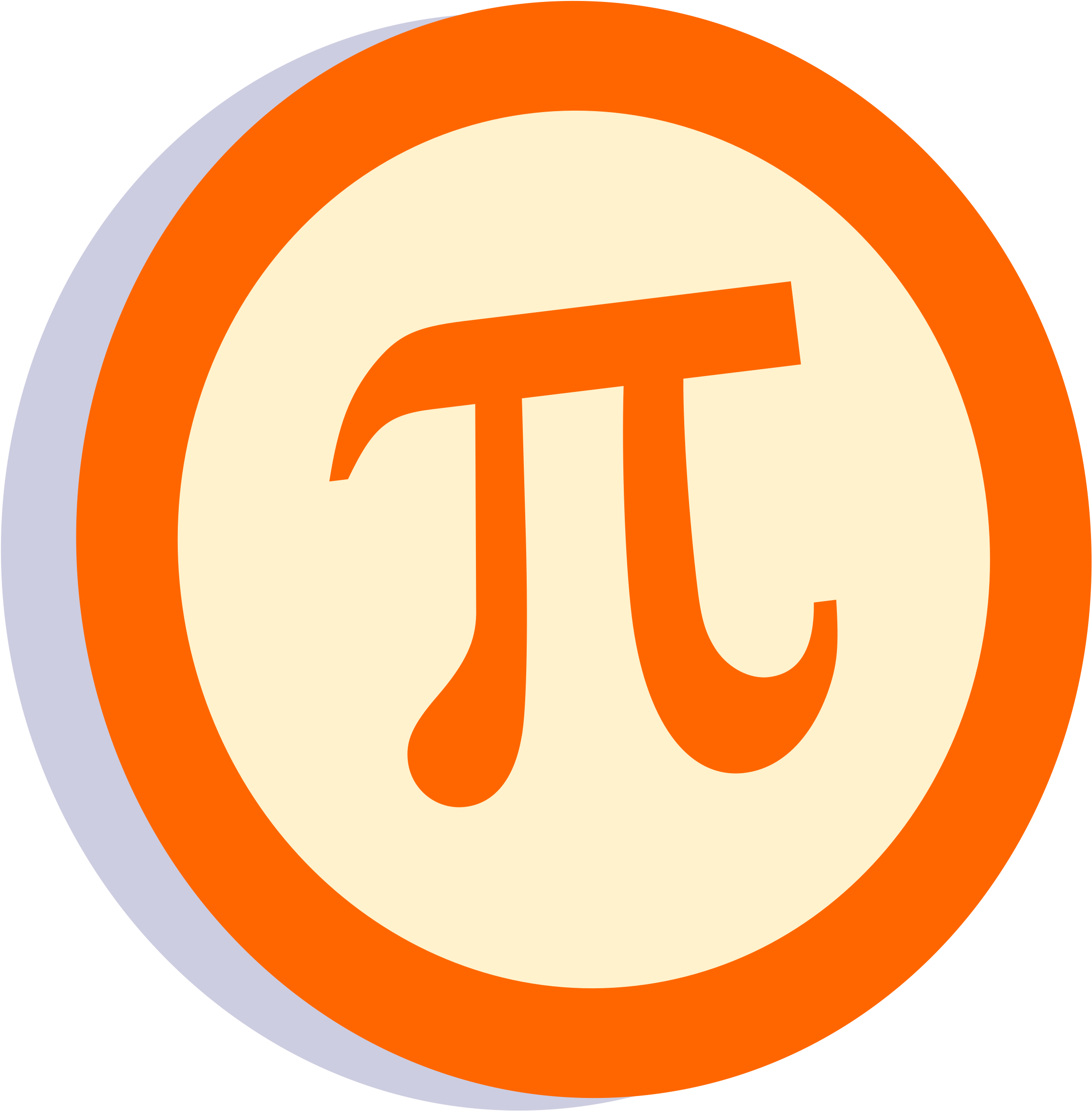 This Free Icons Png Design Of Pi Symbol In A Circle (2335x2400), Png Download
