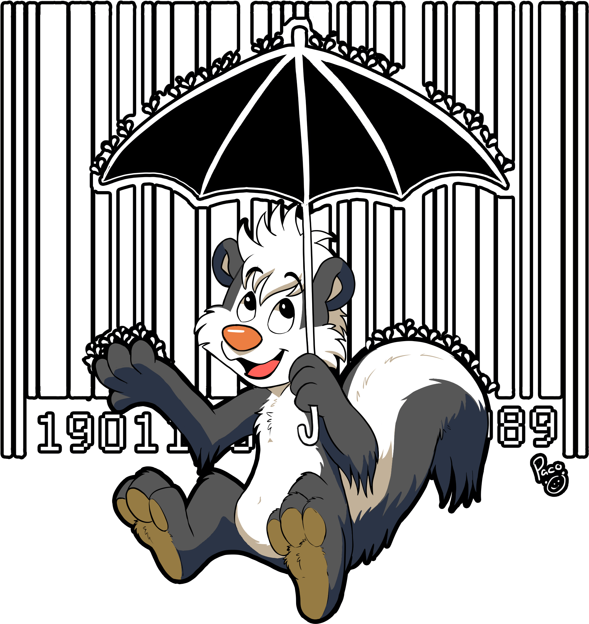 Skunk - Cartoon - Free Transparent PNG Download - PNGkey