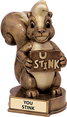 2608 Skunk Loser - Loser Trophy (300x400), Png Download
