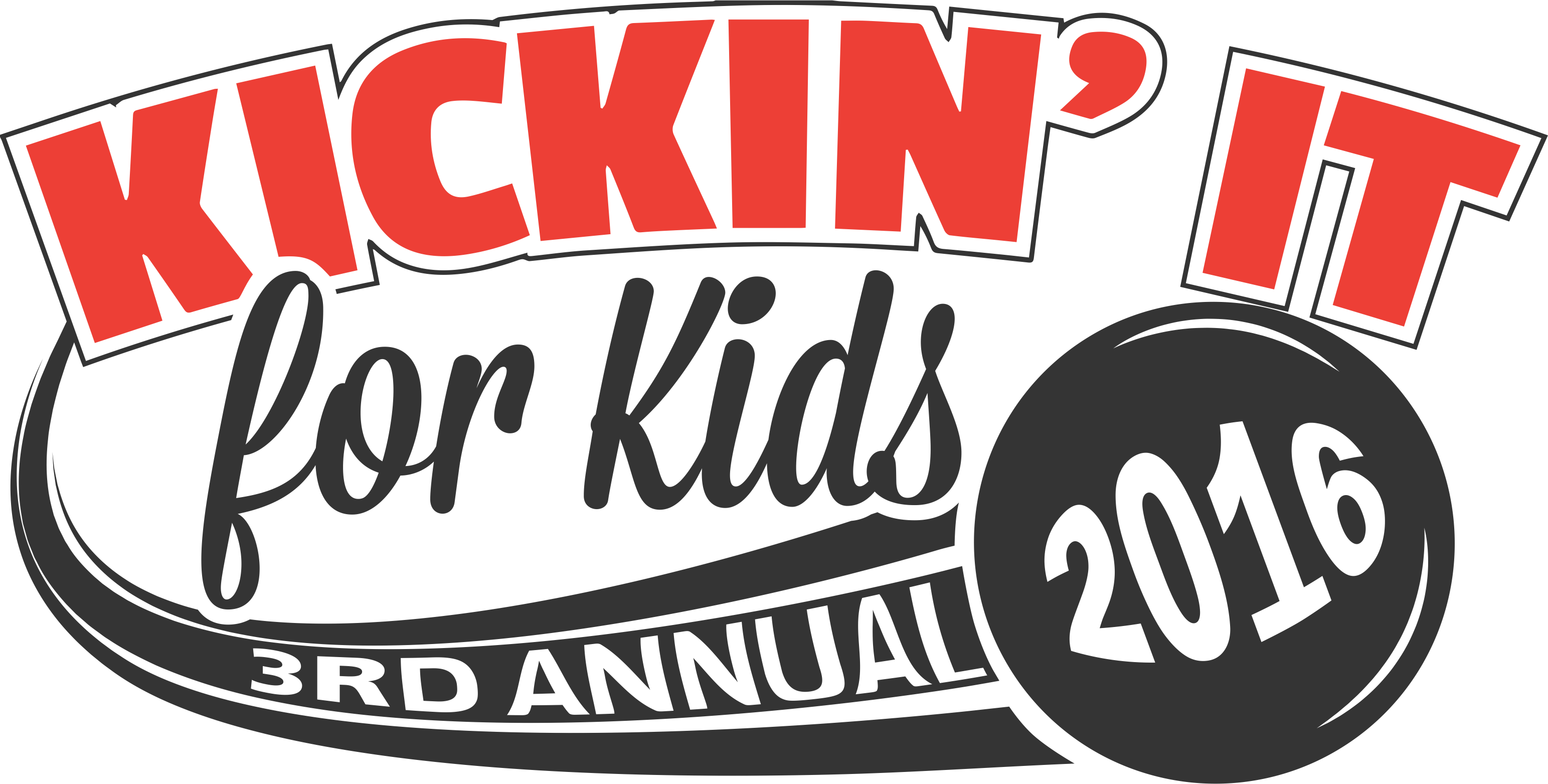 3rd Annual Kik Logo - Wallums Wall Decor Aloha Wall Decal; Gray (3087x1563), Png Download