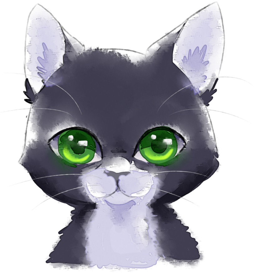 Watercolor Kitty By Chiweee On Deviantart - Watercolor Painting (821x973), Png Download