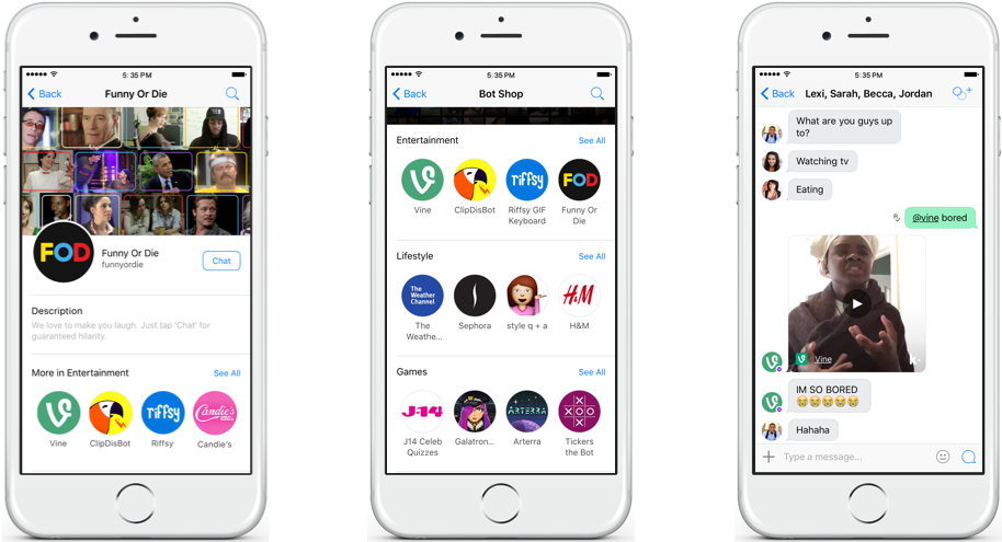 Bot Shop 3 Phones - Kik Bot Shop (1000x550), Png Download