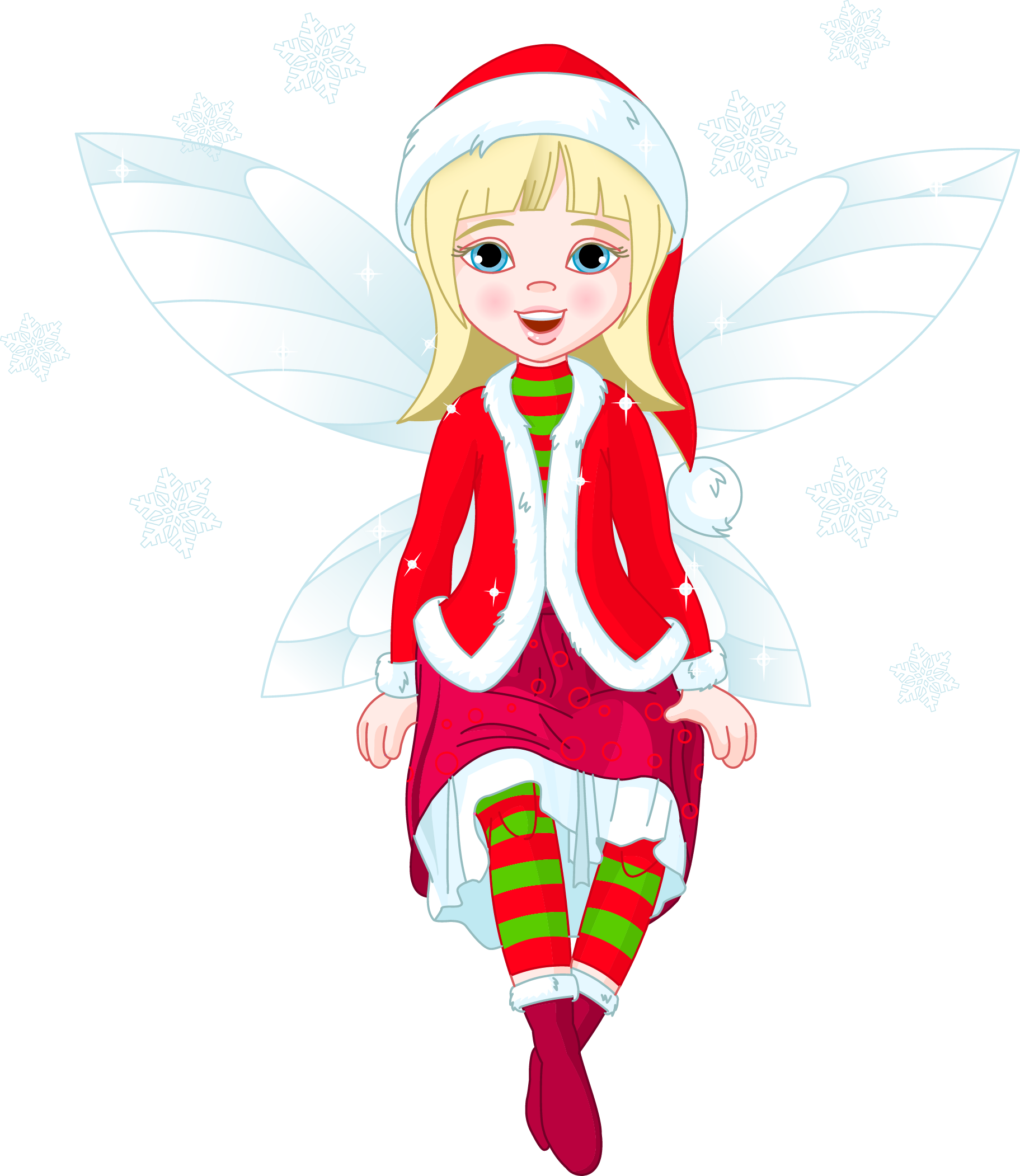 Visit - Xmas Fairy (1823x2102), Png Download