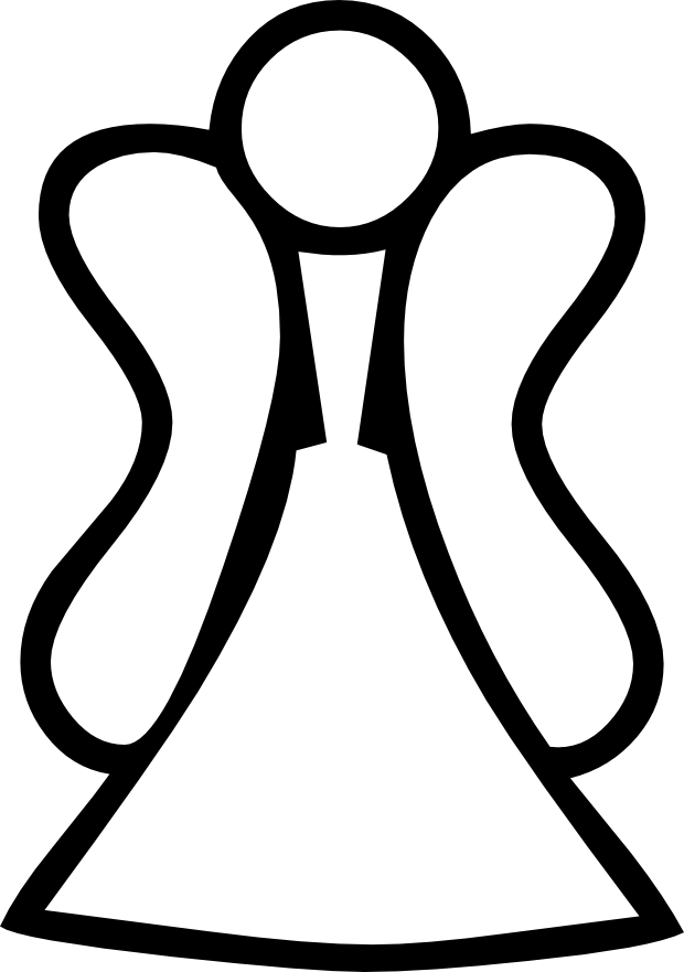 Angel Svg Angel, Clip Art And Silhouette - Clip Art (620x881), Png Download