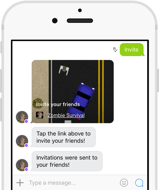You Can Now Share Kik Bot Experiences With Friends - Iphone (600x660), Png Download