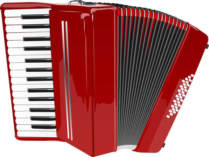 Red Accordion Png Images (600x449), Png Download