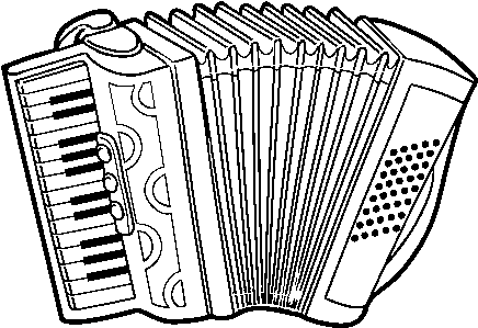 Download Dibujo De Acordeón A Piano Para Colorear - Disegni Da Colorare  Fisarmonica PNG Image with No Background 