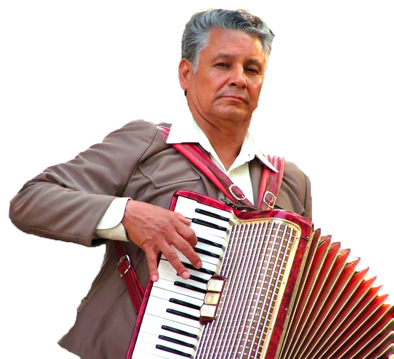 Accordion Man - Man With Accordion Png (800x728), Png Download
