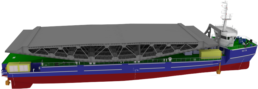 Feeder Ship (1000x538), Png Download