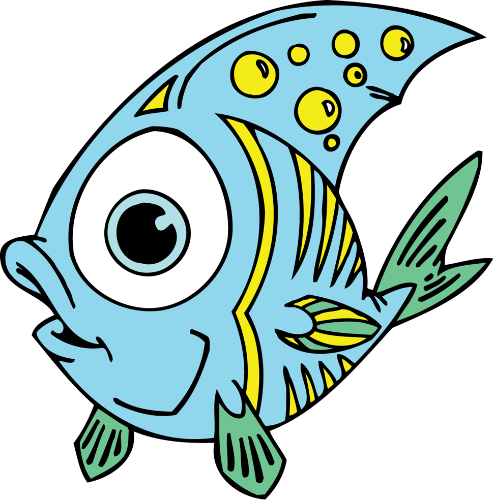 Fish Clip Art For Kids Ninjazac Gaming - Funny Fish Clip Art (971x984), Png Download