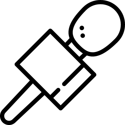 News Microphone Vector - News Microphone Icon (400x400), Png Download