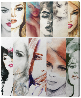 Beautiful Woman Face - Beauty Women Illustration (400x400), Png Download