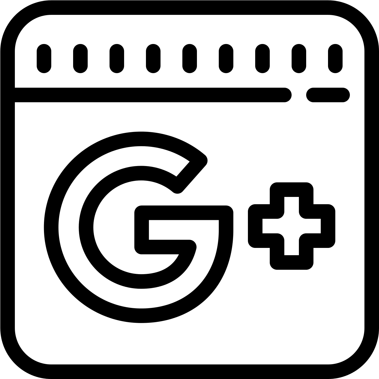 Google Plus Logo Transparent Background - Icon (1600x1600), Png Download