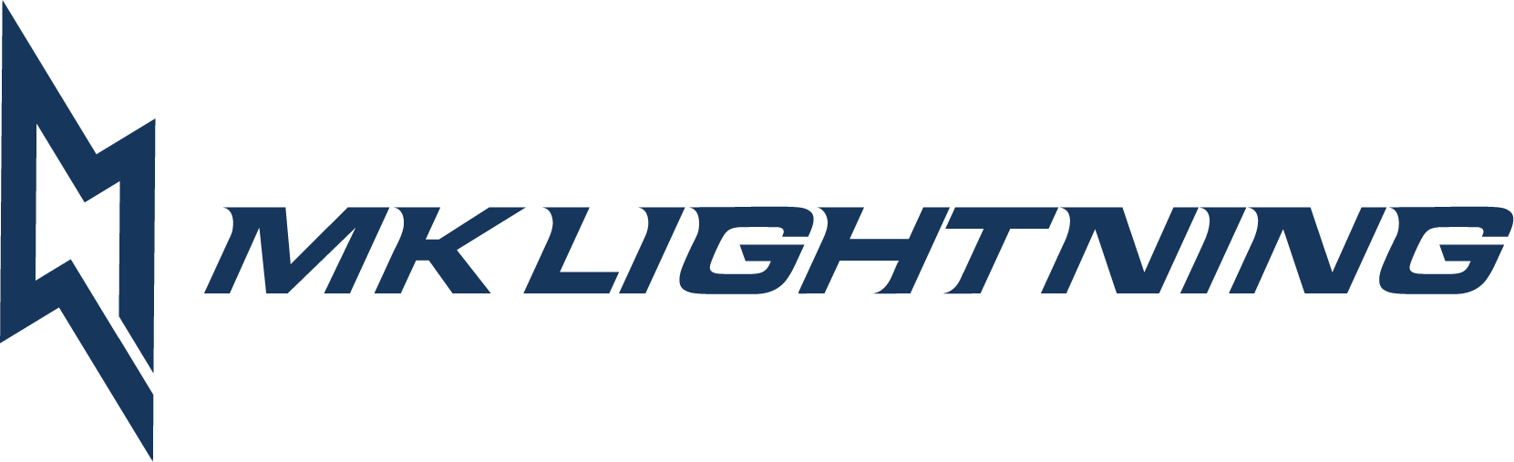 Milton Keynes Lightning Logo - Electric Blue (1661x507), Png Download