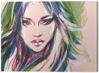 Fashion Illustration - Watercolor Painting (400x400), Png Download