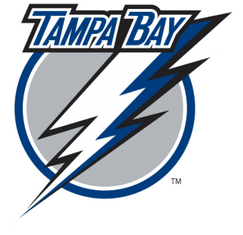Tampa Bay Lightning Logo, 2007-2011 - Tampa Bay Lightning Wall Decal (400x340), Png Download