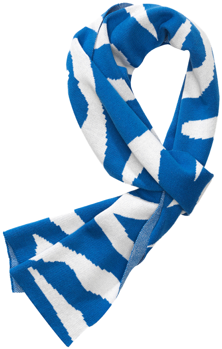 Beau Loves Jacquard Knitted Scarf Tiger Stripes - Stole (960x720), Png Download