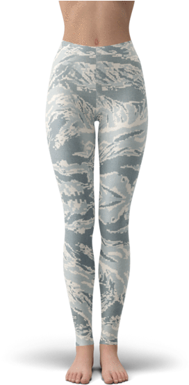 Tiger Stripe Air Force Leggings - Low-rise (600x600), Png Download