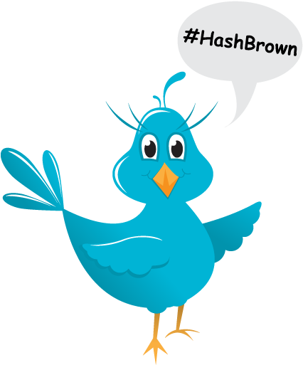 Twitter Hashtag Hashbrown Tips - Hashtag Hash Brown (450x529), Png Download