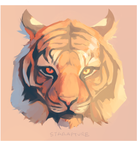 Big Kitty - Drawing (500x500), Png Download