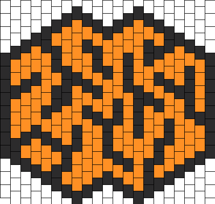 Tiger Stripes Bead Pattern - Bead (441x418), Png Download