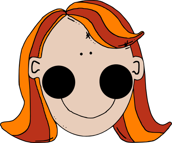 Original Png Clip Art File Teenage Girl Cartoon Face - Free Transparent ...